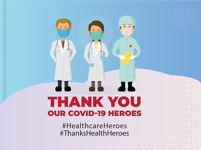 Our COVID Heroes (Free File) adobe illustrator banner design covid health heroes covid heroes doctors instagram instagram banner instagram post instagram template our health heroes our health heroes 2020 real real heroes real heroes social media design