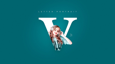 Letter Portrait Text Effect in Photoshop || Speed-Art art artsnpaper design image manipulation letter logo letter portrait photo manipulation photoshop art photoshop tutorial