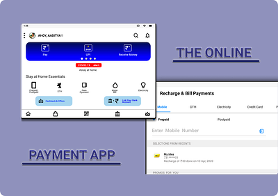 ONLINE PAYMENT APP onlinepayment uidesign