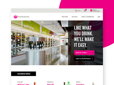 Winestore Website