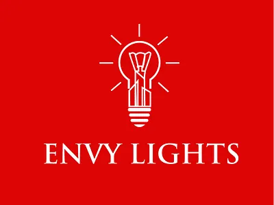 ENVY Lights png logo idea branding bulb logo design illustration letter logo light logo logo logo design logotype vector logo vectorart vectors
