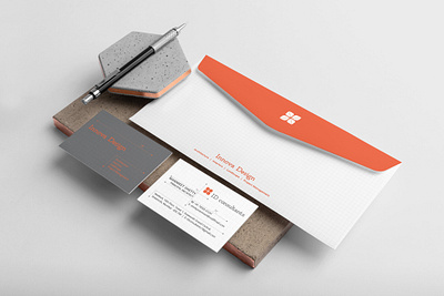 Stationery Design - ID Consultants architecture brand branding design business card business card design design envelope envelope design identity logo design stationery stationery design