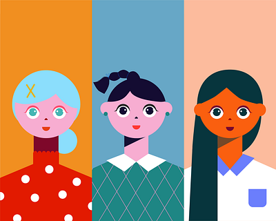 That girl design illustration