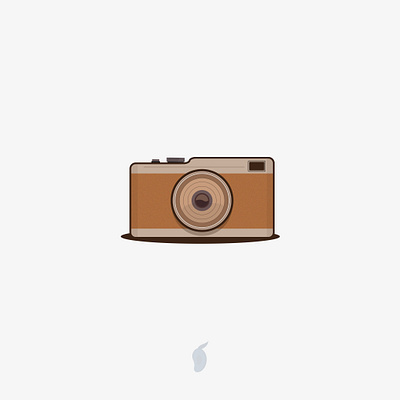 Vintage Camera art branding design flat icon illustration illustrator logo minimal vector