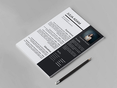 Free Corporate Recruiter Resume Template curriculum vitae cv cv design cv template freebie freebies resume resume template