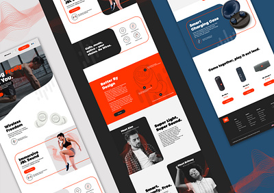 JBL Free X clean ui design graphic design icon illustration typography ui ux web webdesign