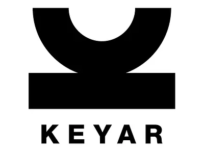 KEYAR logo B&W augmentedreality food keyar logo logo design