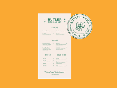 Butler Typography Samples austin brand design brand identity branding branding design design female designers golf golf ball graphic design identity illustration menu design sports texas type typography vintage visual design