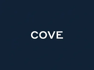 Cove - Logo blue branding cannabis cannabis branding cannabis design design identity logo typography vector