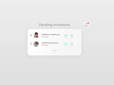 Pending Invitation accept adobe xd app dailyui decline design invitation minimal pending pending invitation product design ui ux web xd