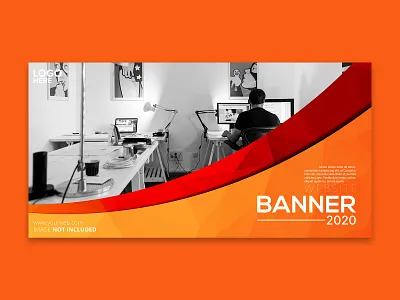 modern website banner work at home banner business character computer concept desktop flat freelance freelancer home illustration interior internet laptop modern person vector website work workplace