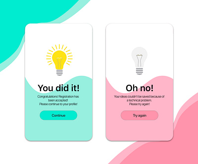 Daily UI #11: Flash Message (Error/Success) adobe adobexd dailyui dailyui 011 dailyuichallenge error flash message graphicdesign illustration success ui ui design ux