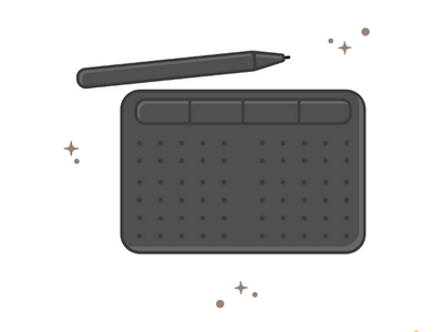 Tablet design flat illustration