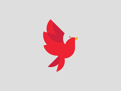 pheonix bird brand identity branding circle circles design fire flight fly flying icon identity illustration logo pheonix red vector