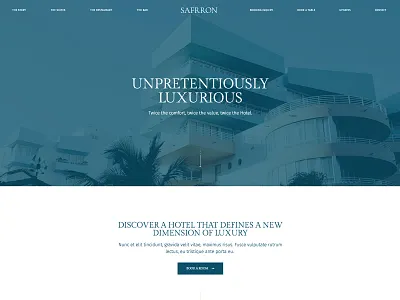 Hotel theme design clean elementor hotel hotel booking minimal responsive website wordpress