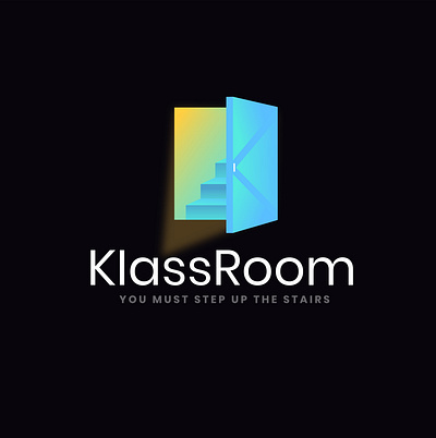 KlassRoom brand identity brandidentitydesign branding branding concept branding design concept design gradient graphicdesign logo logodesign online vector