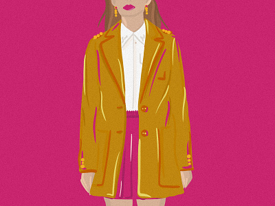 Fashion illustration #12 editorial editorial illustration fashion fashion design fashion illustration girl character girl illustration magazine illustration procreate women in illustration