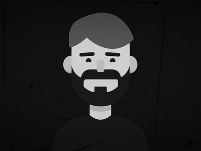 Self-portrait animation beard design illustration illustrations mexico old film portrait selfportrait static