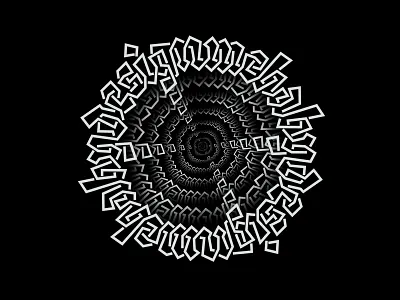 Designmebaby calligraphy circle gothic gothicletters lettering typeface typefacedesign typography