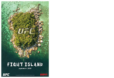 UFC Fight Island 2020 poster covid19 fight island poster poster design ufc