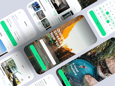 Vesta Travel Booking App UI Kit app booking booking app hotel light mobile sketch travel travel app ui ux