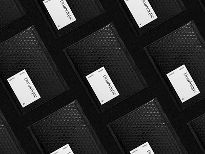 Dominique bag brand identity brandidentity branding branding design design editorial envelope graphicdesign identity identitydesign packaging print type typography