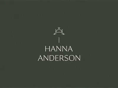 Unused Logo for Hanna Anderson design earth green green logo logo logodesign marketing media olive social tones type typography vintage
