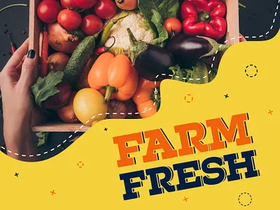 Farm Fresh Campaign campaign farm farmers market farming fresh fresh design fruits fruits and vegetables online print vegetables