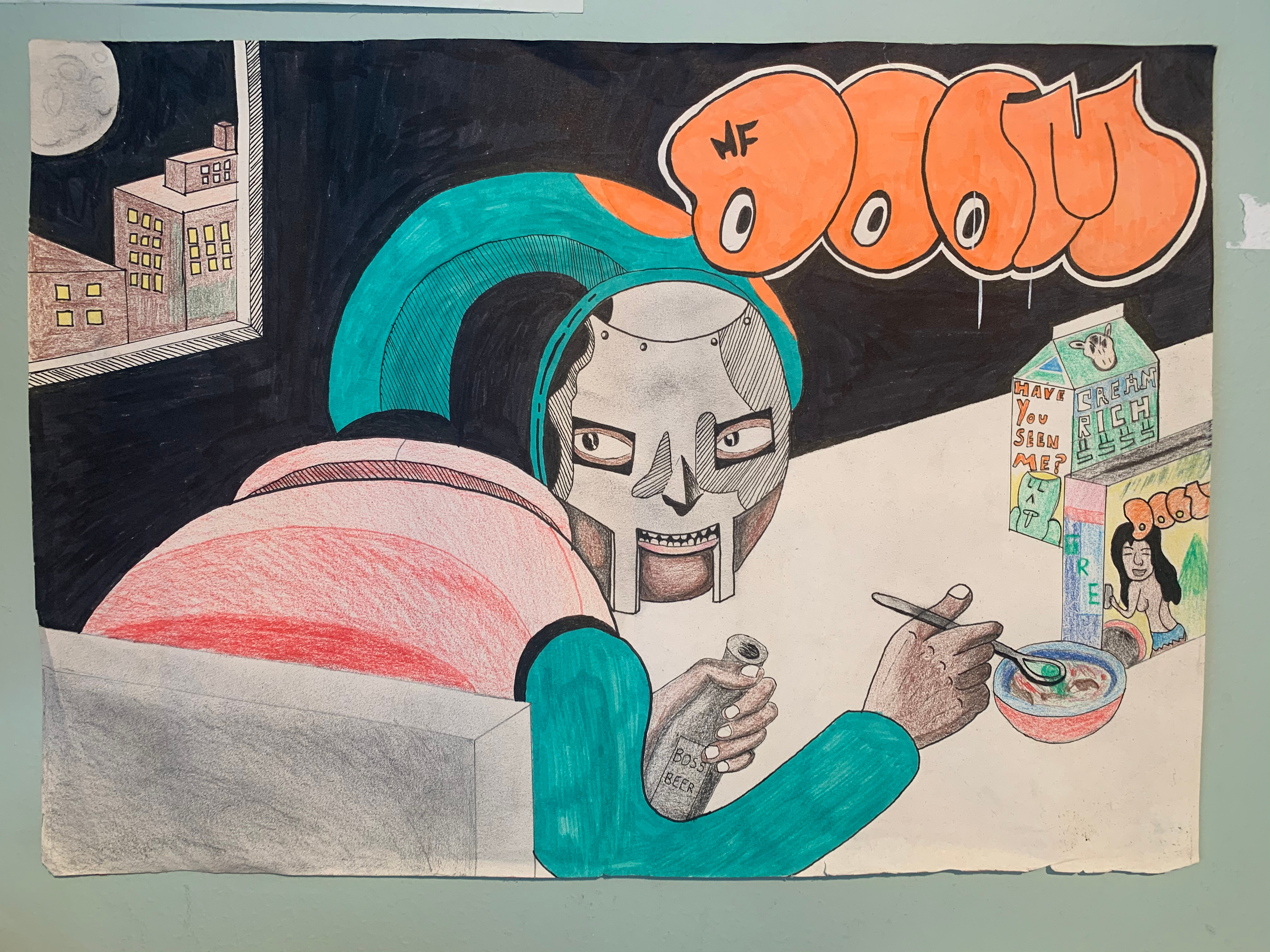 MF DOOM - Food アート Love this artwork for the 20th anniversary of MF DOOM's 