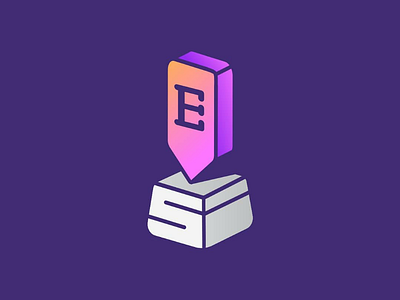 Etbaly - إطبع لي typing letter logo design mark