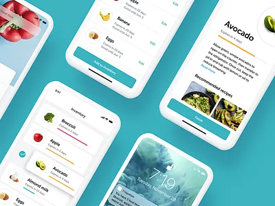 FridgeMate - Food Management App design ui ux