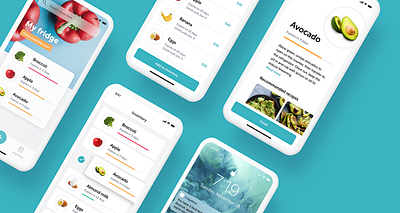 FridgeMate - Food Management App design ui ux