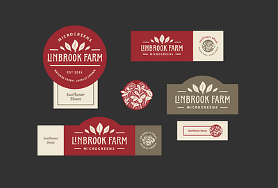 Linbrook Farm branding calligraphy custom lettering design farm hand lettering handmade illustration lettering logo packaging