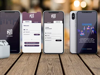 App Login Design aplication app app design branding clean design elegant flat design identity illustration minimal mobile mobile app mobile app design mockup modern tour type ui vector