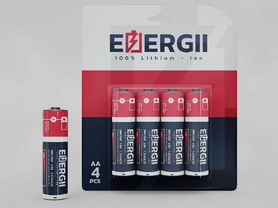 Battery Packaging for energii logo design inspirations dribble