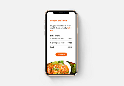 UX Design 017 app design food delivery minimal mobile mobile design mobile ui mobile ux receipt ui uidaily ux ux design