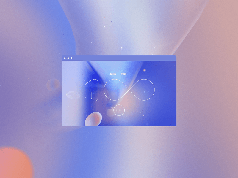 FWA 100 3d 3d art blue design experience illustration pastel ui webgl