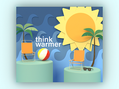 think warmer 3d 3d art cinema4d