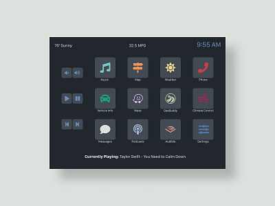 Car Interface dailyui