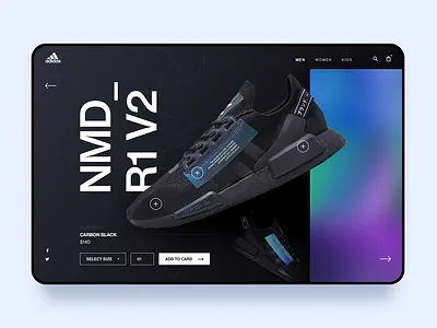 Adidas NMD_R1 V2 2020 trends adidas design e comerce ecomerce footwear nike product design shoe store shop sneaker sneakers store web website
