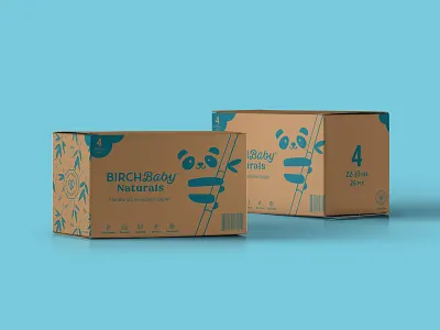 Birch Baby Shipper birch baby illustration packaging