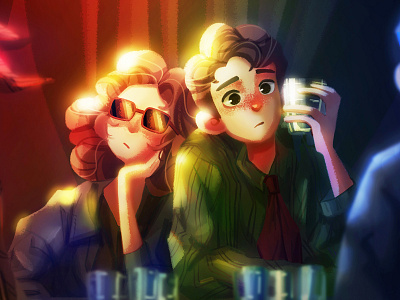 Chungking Express beer character design characters illustration art illustrations love movie