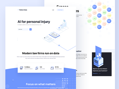 Website for Data Company app branding data design sketch ui ux webdesign website