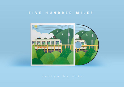 five hunderd miles illustration 插图