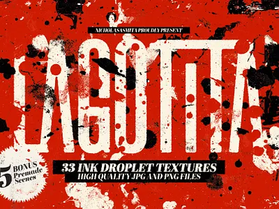 La Gogita: 33 Ink Droplet Textures creative market drop texture droplets handmade texture ink drop ink droplet ink texture