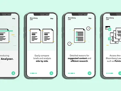 Welcome Screens analyze app creative creative strategy design iconography product design ui ux web design