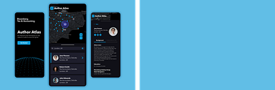 Author Atlas app creative design product design ui ux web design