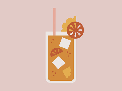 Fruity Drank 2.0 citrus drank drink fruit fruit illustration graphic illustration lemonade pineapple