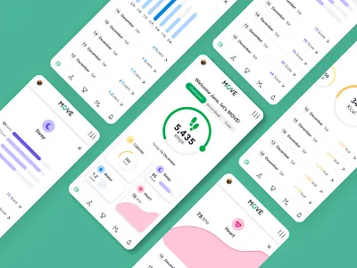 Manulife Move mobile app mobile app design mobile ui ui ux ui design