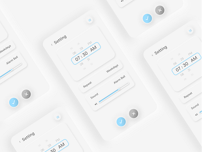 #DailyUI - 07 Setting app design setting settings typography ui ux